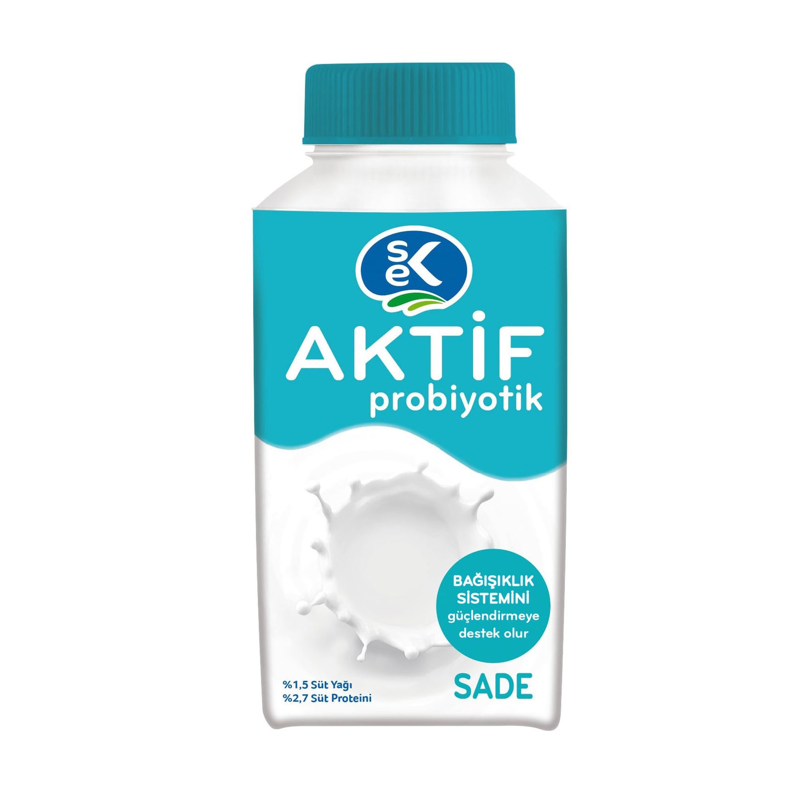 Sek Süt Sek Probiyotik Kefir Sade 250ml
